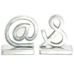Cast Aluminum Decorative Bookends