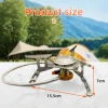 CE Approved Mini Automatic Electric Ignition Gas Folding Camping Stove for Camping Perfect Accessory for Outdoor