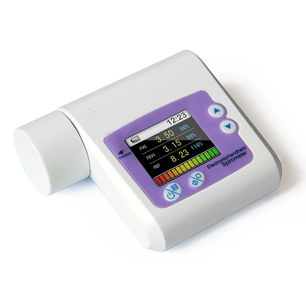 CE FDA approved hot seller wireless spirometer peak flow meter lung volume test spirometer