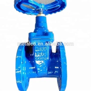 CE ISO approved ductile iron gate operated soft seated valve handwheel