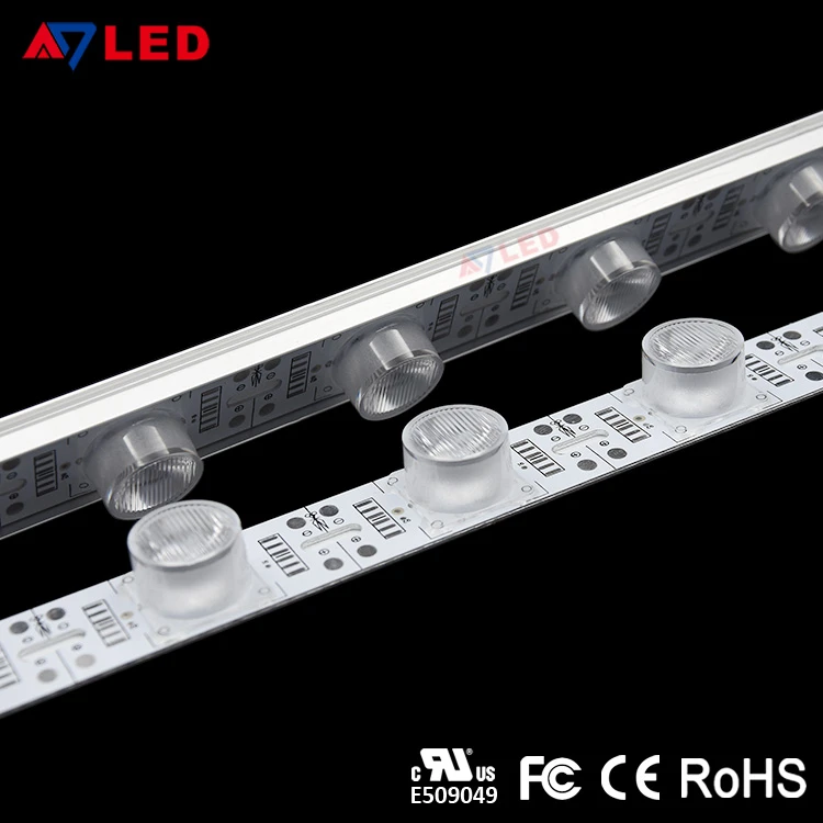 CE ROHS UL listed 12v smd 3030 18leds 28.8w/m IP67 edge-lit led light rigid bar