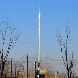 Cell Phone Steel Telecommunication 30 Meter Communication Tower Go Pro Monopole