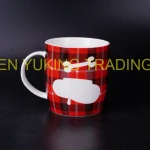 Ceramic Coffee Mug Travel Drinkware Scottish Design Porcelain or Bone China Material Cheap Factory Promotional Mugs