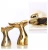 Import Ceramic crafts Golden Whale Tail Nordic household vase decorations from China