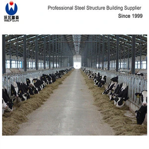 Cheap cow projects Prefab Steel Structure 2018 new modern Farm Cow Shed Building Cattle Shed