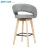 Import Cheap high back wooden bar chair swivel seat morder from China