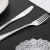 Import Cheap Wholesale Cutlery Sets Metal Spoons Forks Knives Stainless Steel Silverware Conjunto De Talheres from China