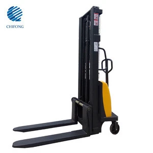 CHIFONG hydraulic forklift pallet stacker manual jack lifter