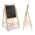 Import Children Educational Toys Adjustable EcoFriendly Wooden Double Side Drawing Board With Eraser Chalk from China