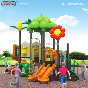 children outdoor play center game plastic tubes playground for preschool
