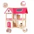 Import Children Play House Tool Princess Pink Villa Wooden DIY Puzzle Assembly House Wooden Furniture Toys from China
