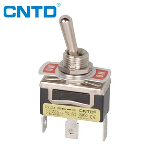 China CNTD 10A/15A 250V Tab Terminal ON OFF Spring Return Momentary Toggle Switch with 2 Terminal C5R11A