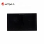 China Factory Manufacture 2000W Build in Metal Frame Ceramic Plate Electric Double Burner Induction Cooktop Induction Cooker