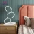 Import China Factory Modern Nordic Designer Bed Side White Modern Annular LED Table Lamp from China