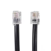 China factory supply Custom length Black 6P4C Telephone Cable For Home