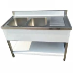 China factory wholesale hotel restaurant 3 compartment sink stainless steel sink