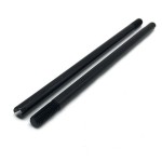 China hardware custom black aluminum full threaded long double side thread rod m4 m5 m10 m12 m16 weld stud bolt