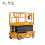 China mobile electric scissor lift 6m to 18m GTJZ10 aerial work platform for sale