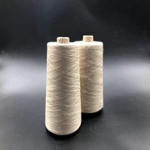 China 100% tussah spun raw silk yarn for knitting fabric weaving loom