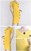 Chinese clothing manufacturer summer dress/ Garment factory casual knit dress / Woman apparel
