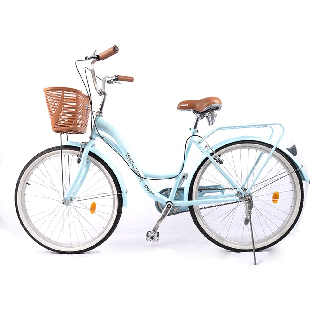 Chinese factory direct adult bicycle with basket