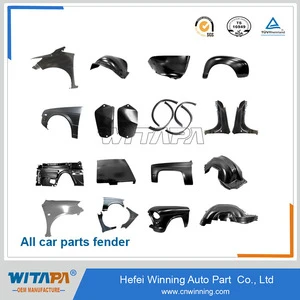 Chinese original quality fender for Chery, Chevrolet, JAC, BYD, Creat Wall, Geely and all different car brands