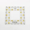 Clear acrylic square patchwork sewing design rulers Straight plastic rulers with CNC machine craft