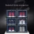 Clear Magnetic Plastic Shoe Boxes Drop Front Shoe Storage Box Transparent Shoe Boxes