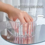 Clear Nail Soaking Bowl Manicure Spa Tool For False Nail Soak Off Hand Soaking Bowl For Salon DIY Home Use