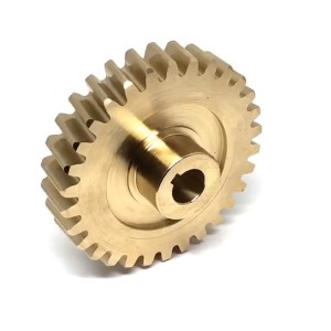 CNC Gears Machining Brass Worm Gear Wheels for Transmission Parts