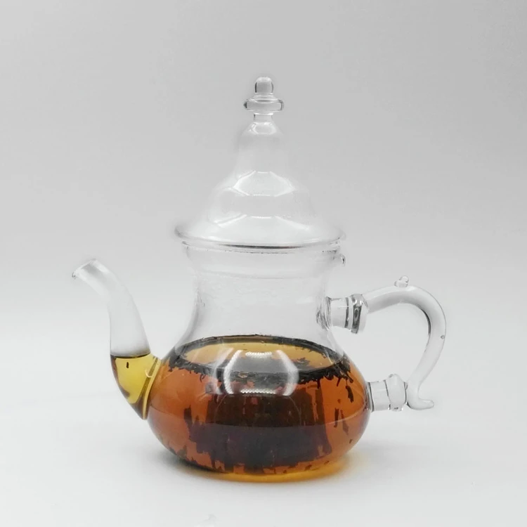 Coffee Tea Sets Drinkware Type Teapots Material Moroccan Glass Teapot