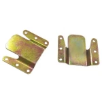 Color Zinc Metal Furniture Hardware Corner Sofa Connectors With 2.0mm