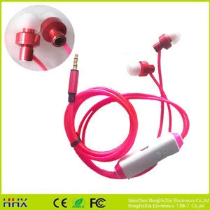 colorful design mobile phone zipper brands earphone buds amp kit good quality