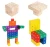 Import Colorful magnetic cube early childhood education enlightenment mathematics teaching aid kids wooden magnetic building blocks from China
