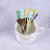 Import Colorful Round Disc header Drinking Plastic Coffee Stirrer from China