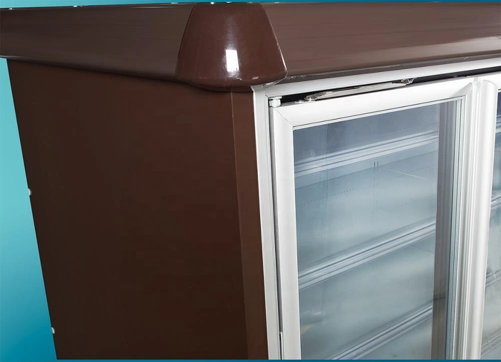 Commercial multi-deck refrigerator display ice cream/aged meat/frozen food preserve equipment