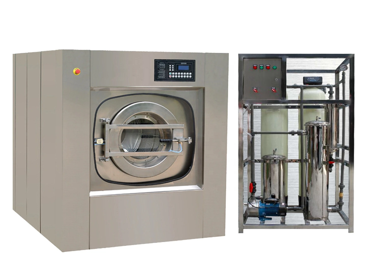 Commerical Washing Machine With Washing Waste Water Treatment Equipment