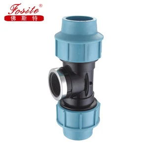 Competitive Light high quality Blue PP Pipe Fittings for Irrigation