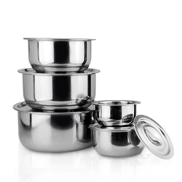 Competitive Price Ideal For Kitchen Chef&#x27; Kitchenware Collection 10-Piece Cookware Set