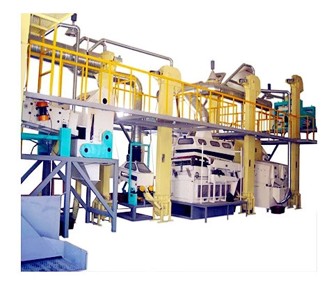 Complete production line of machines for buckwheat/quinoa/rye/seed cleaning and fine sorting/classification/processing