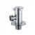 Import Compression style shut-off  brass angle valves with classic oval handles from China