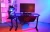 computer pc gaming desk with RGB lights pc holder monitor stand headphone holder cup holder  oem odm factory Jonoffice