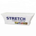 Conference 100% polyester cloth brand custom made table cloth