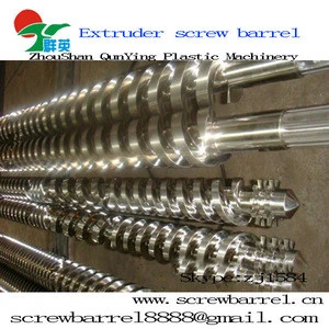 Conical twin PVC sheet screw barrel for extrusion line in store