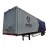 Import Container transportation cheap container semi truck trailer 3 axle cargo trailer from China