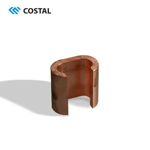 Copper Connector Ground Sleeve C Type Sleeve for Grounding and Low Voltage,  99.93% ~ 99.95% Copper Ground Conductors