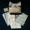 Cork Leather with natural cork veneer and PU backing for bag, sofa, wallet etc