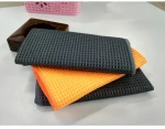 Cotton waffle weave kitchen dish towels ultra soft absorbent quick drying cleaning towel for car