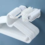 Creative Multifunction Wall Mounted Hanger Storage Plastic ABS Clothes Clip Hanger Organizer Rack