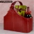 Import Creative OEM leather hamper gift baskets wicker  box for fruit flower wine from China